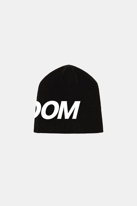 BLOOM BLACK BEANIE