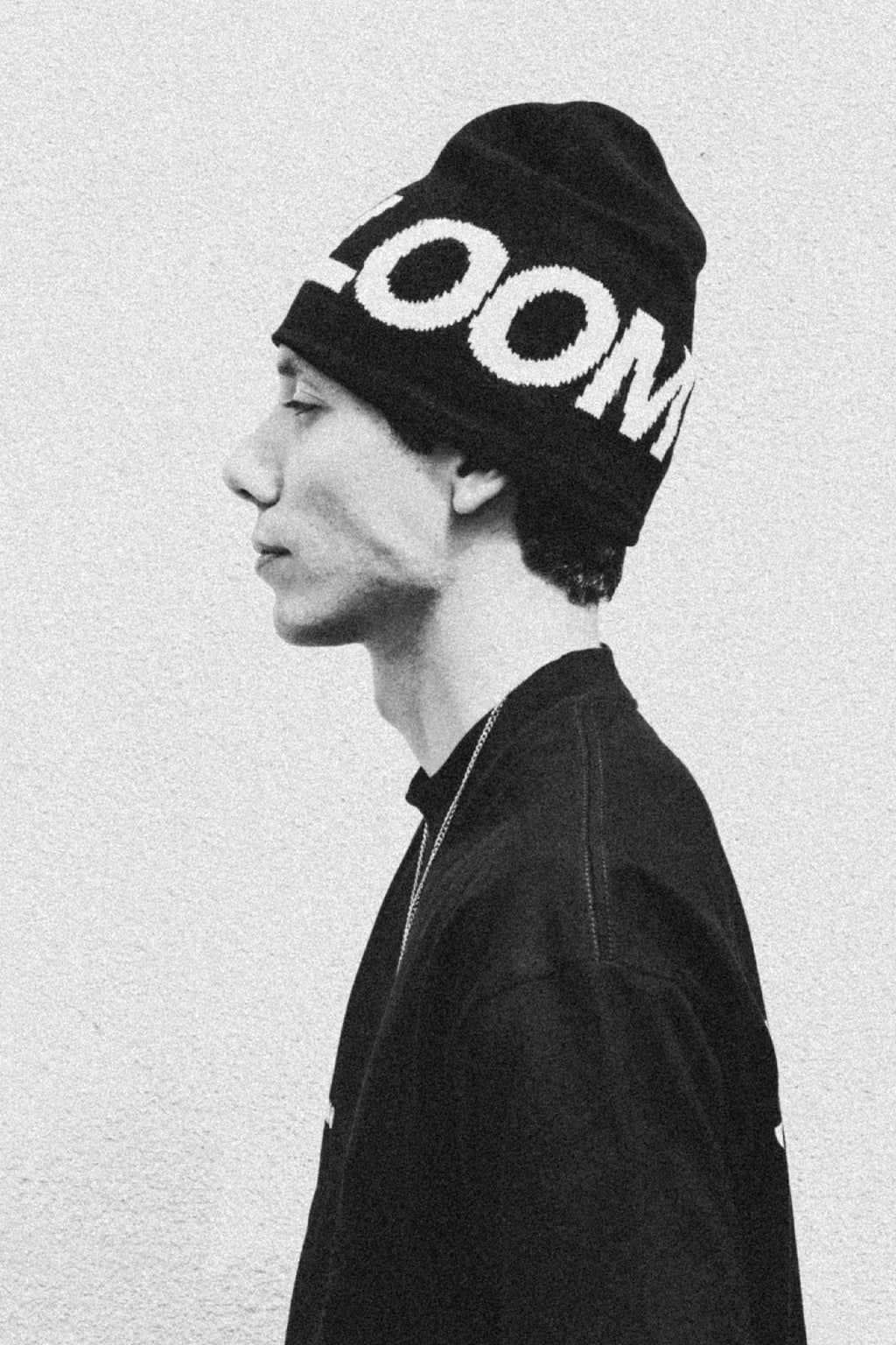 BLOOM BLACK BEANIE